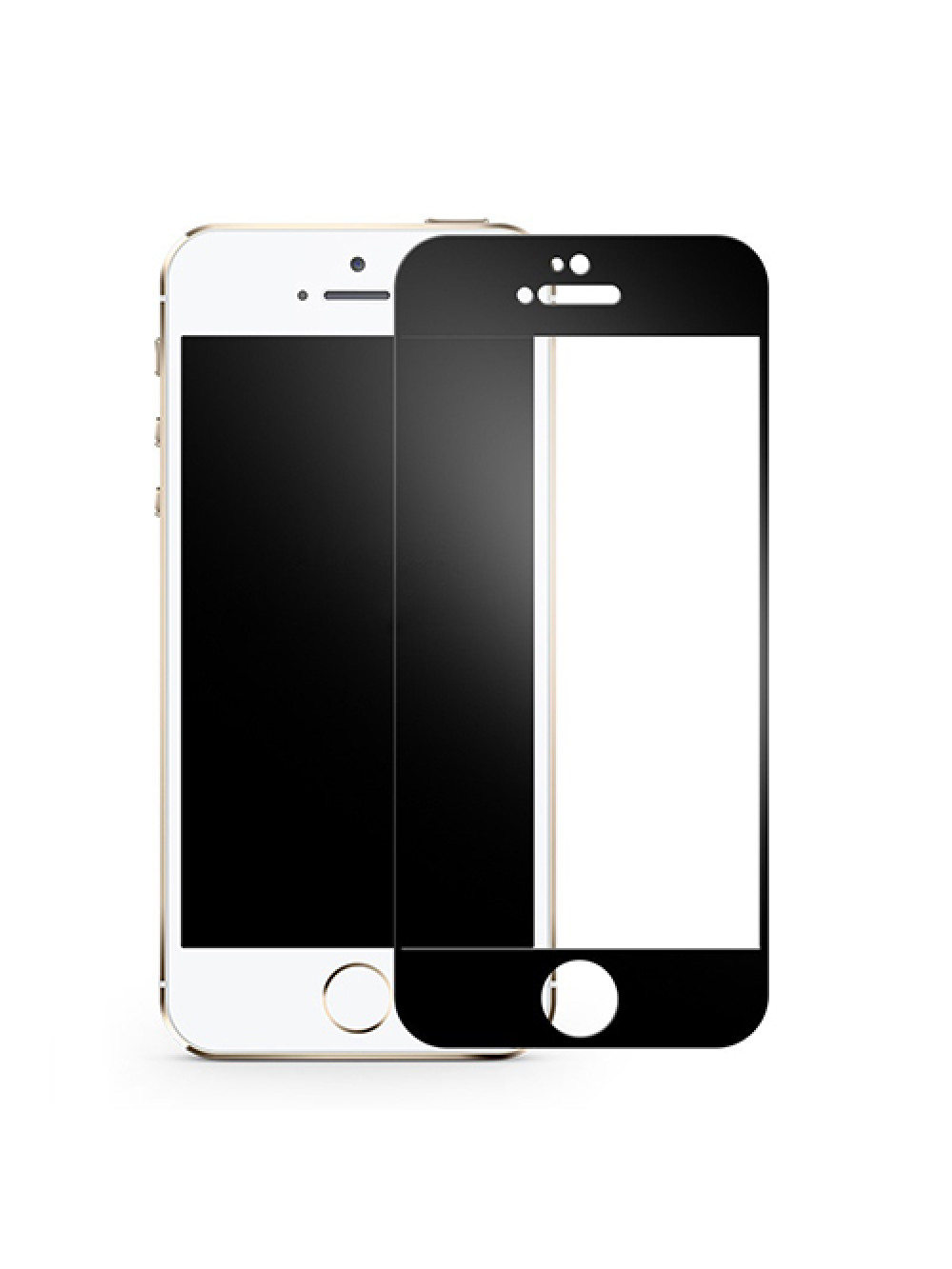 УДАЛЕНО Защитное стекло 111D Full Glue для Apple iPhone 5 / 5s / SE / 5c (Айфон) черная рамка